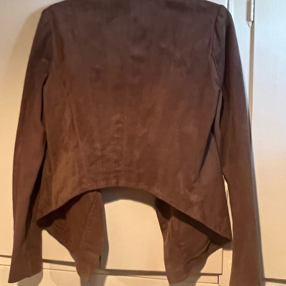 Women’s Suede BCBGMazAzria XS high back jacket - Picture 2 of 3